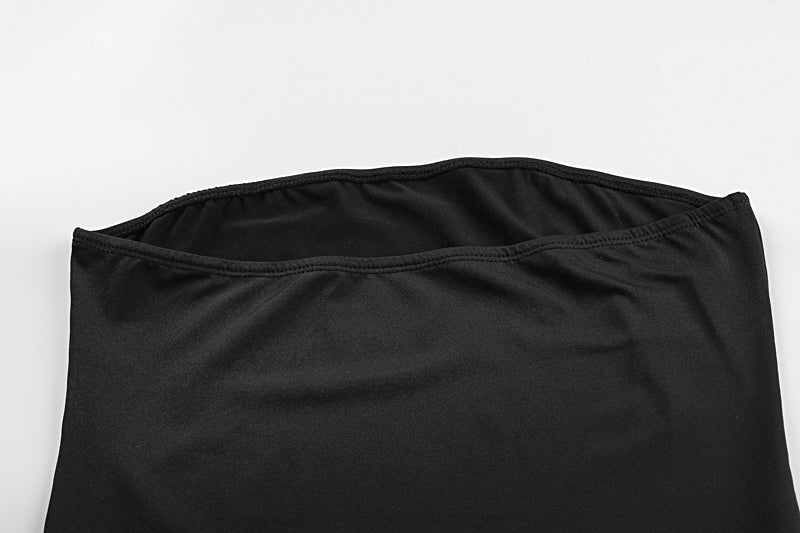 Transparentes Abendkleid mit Raffung