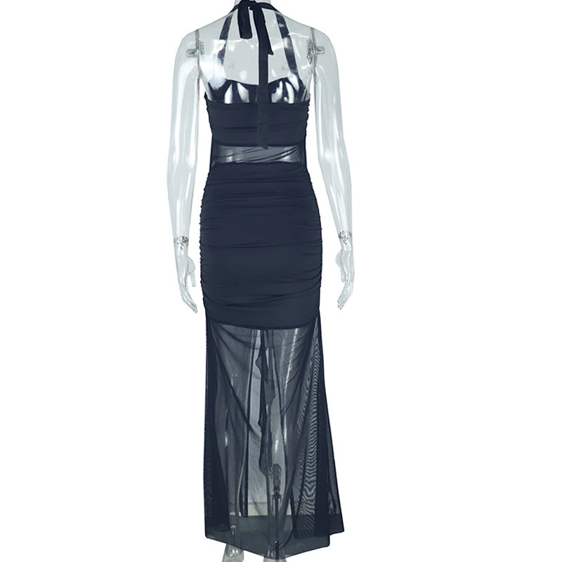 Weißes Bodycon Maxi-Kleid