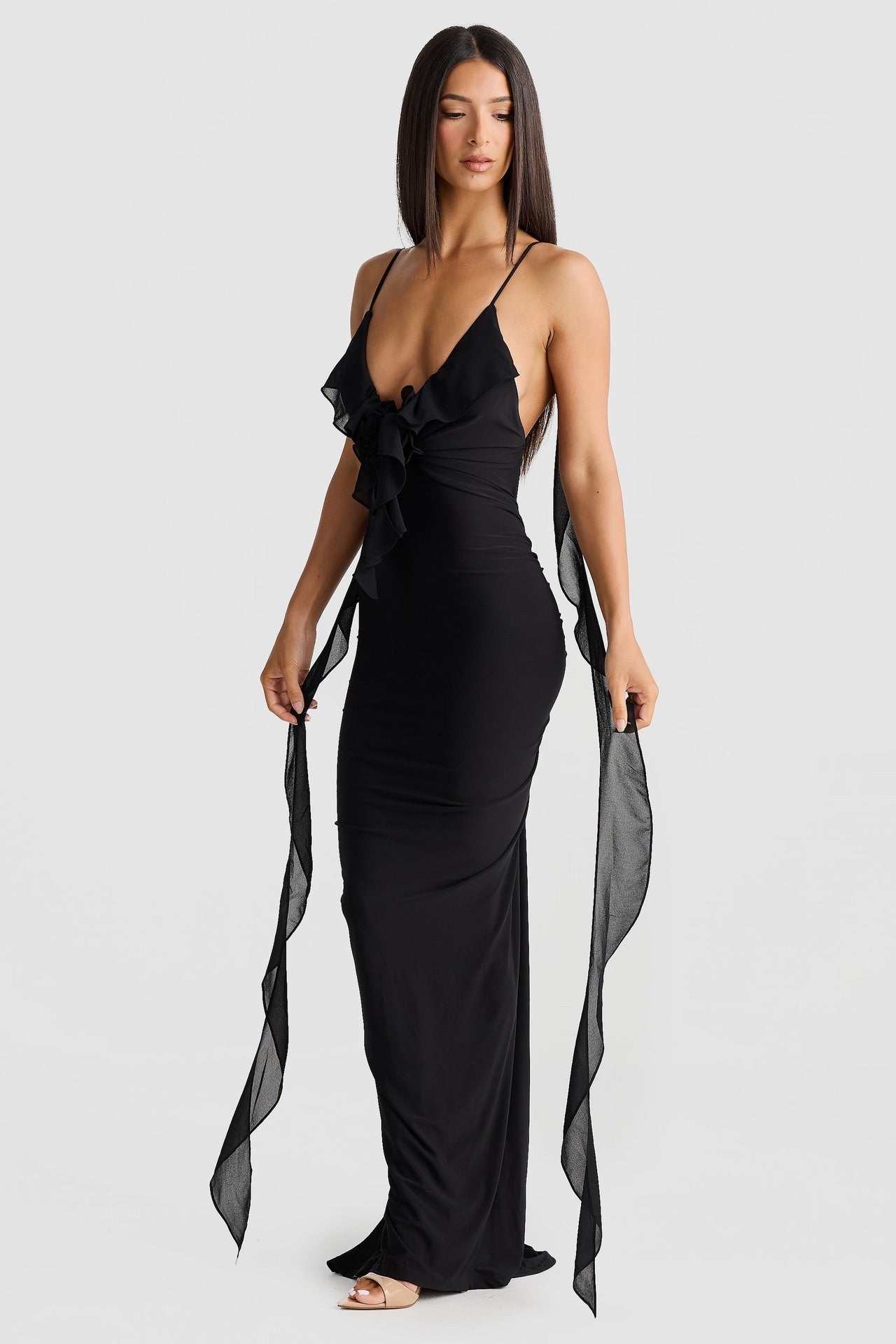 Velvet Rouge Maxi dress