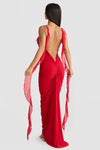 Velvet Rouge Maxi dress