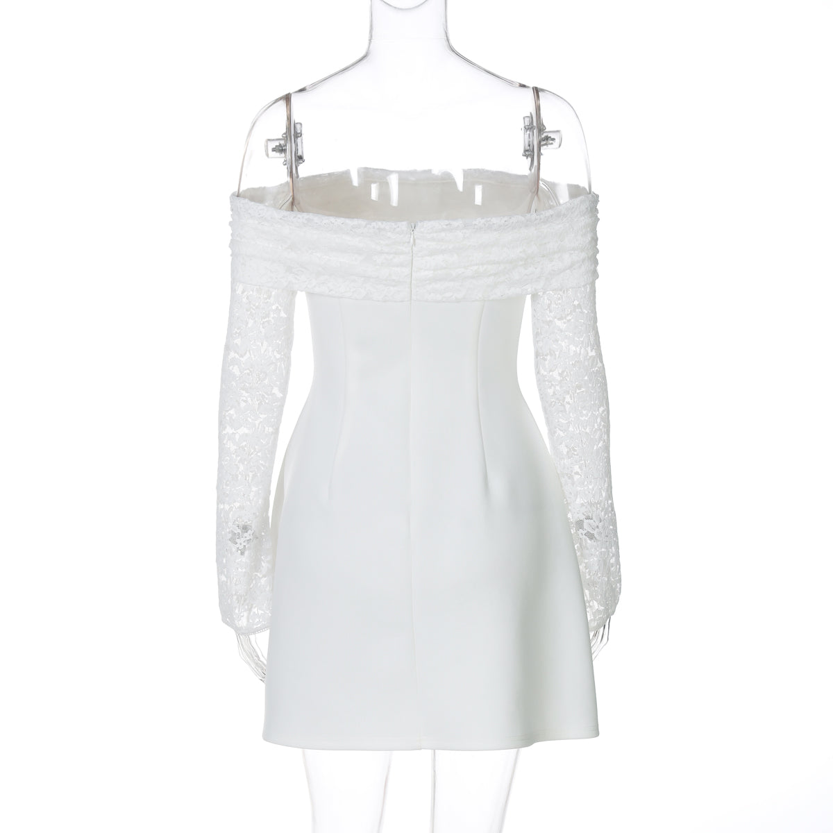 White Blossom Off-Shoulder dress