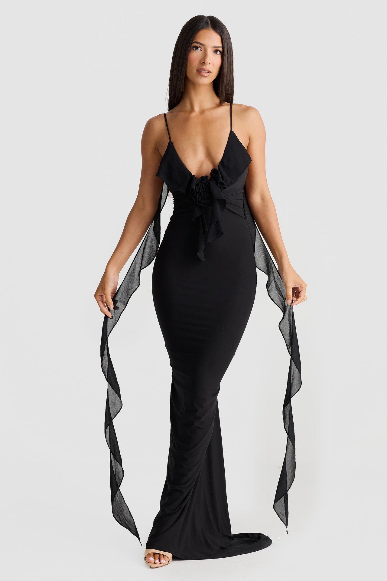 Velvet Rouge Maxi dress