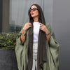 Elegant Open-Front Kimono Abaya